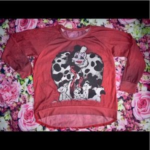 101 Dalmatians Long Sleeve Sheer Shirt